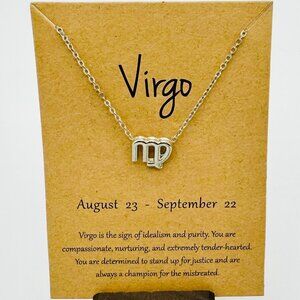 Silver Virgo Necklace - NWT